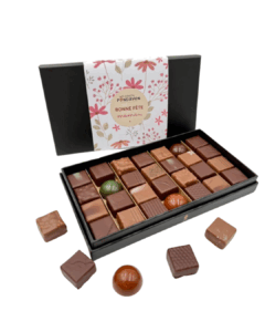 Coffret assortiment 28 chocolats "Fête des mères"